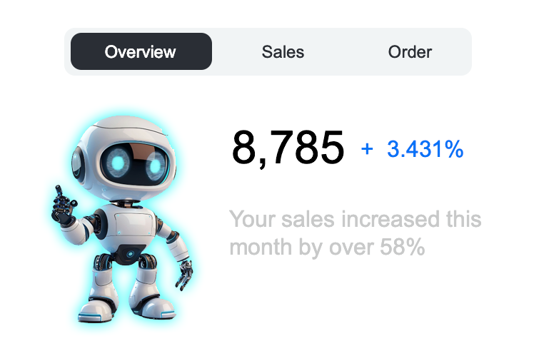 AI chatbot showcase