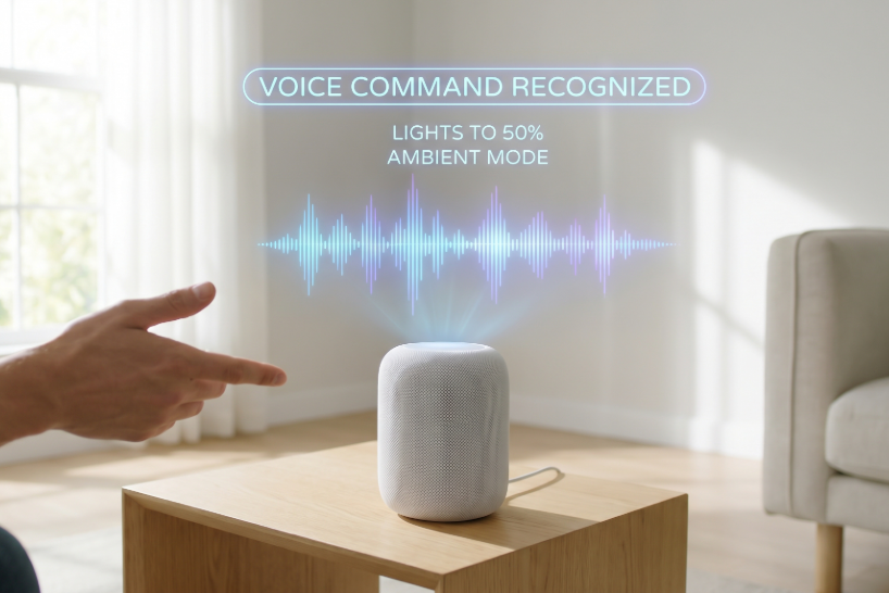 Voice command automations